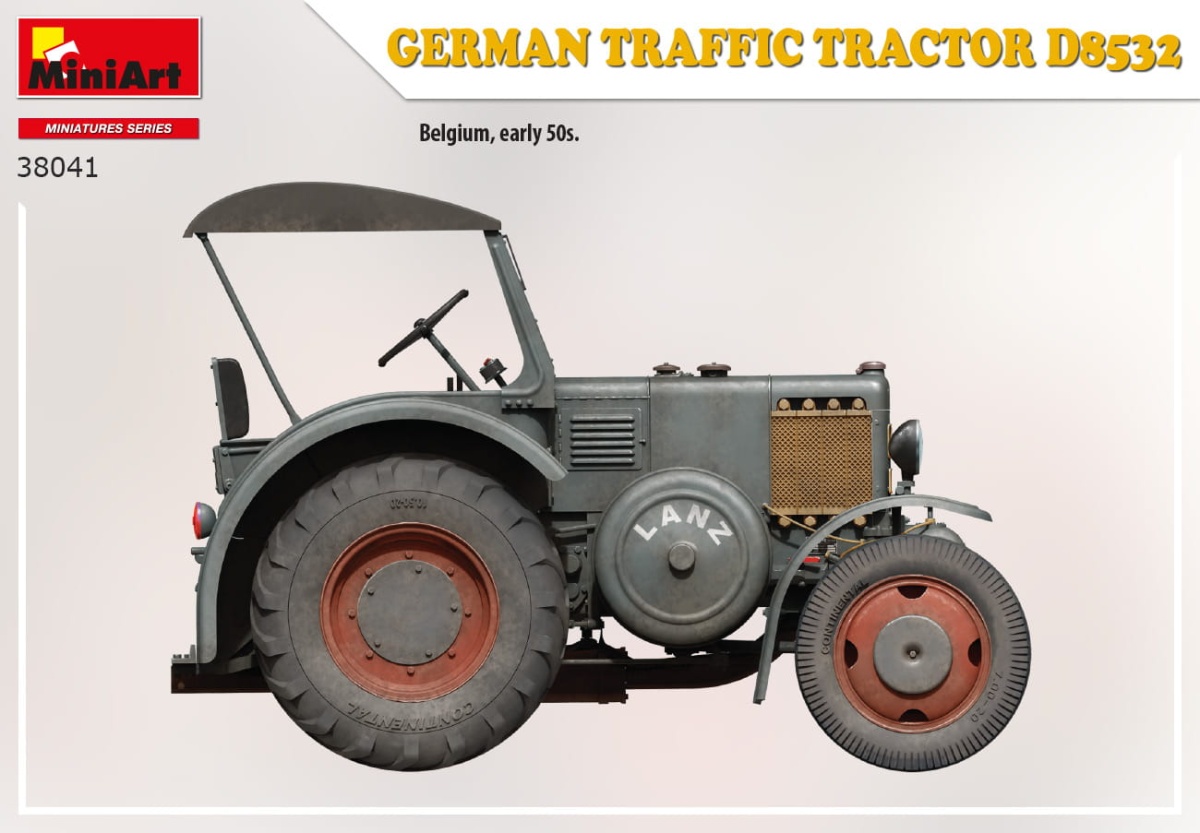 Zdjęcie dodatkowe produktu German Traffic Tractor D8532 1:35 MiniArt 38041