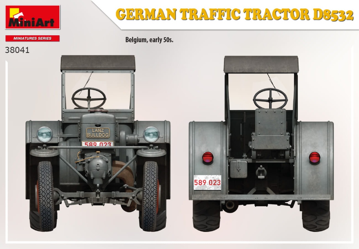 Zdjęcie dodatkowe produktu German Traffic Tractor D8532 1:35 MiniArt 38041