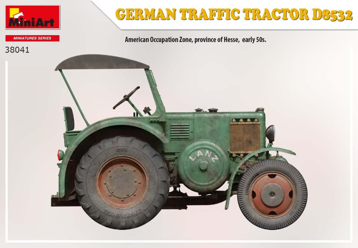 Zdjęcie dodatkowe produktu German Traffic Tractor D8532 1:35 MiniArt 38041