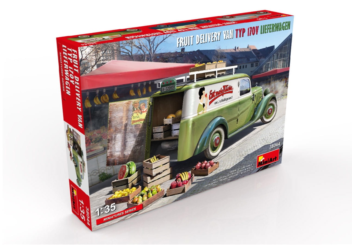 Zdjęcie dodatkowe produktu Fruit Delivery Van Typ 170v Lieferwagen 1:35 MiniArt 38044
