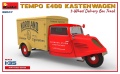 Zdjęcie dodatkowe produktu Tempo E400 Kastenwagen 3-wheel Delivery Box Track 1:35 MiniArt 38047