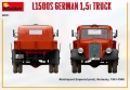 Zdjęcie dodatkowe produktu L1500s German 1,5t Truck 1:35 MiniArt 38051