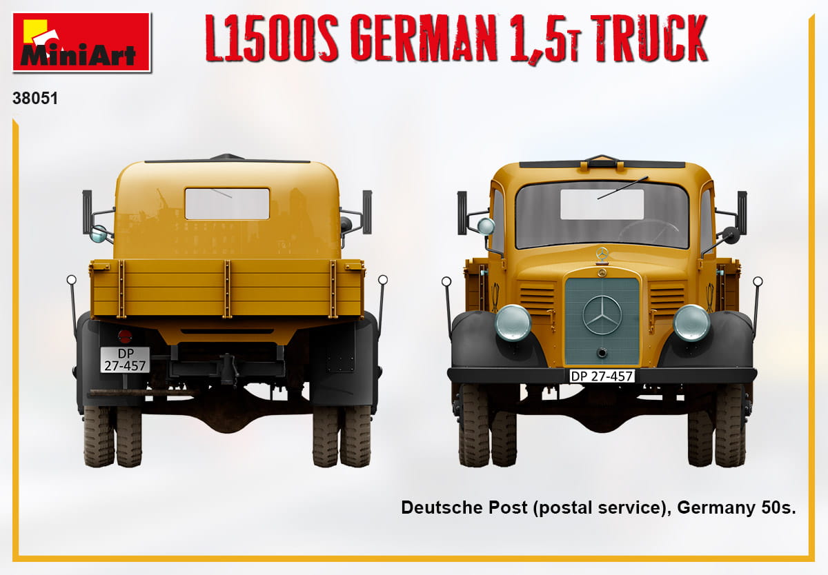 Zdjęcie dodatkowe produktu L1500s German 1,5t Truck 1:35 MiniArt 38051