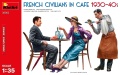 Zdjęcie główne produktu French Civilians In Cafe 1930-40s 1:35 MiniArt 38062