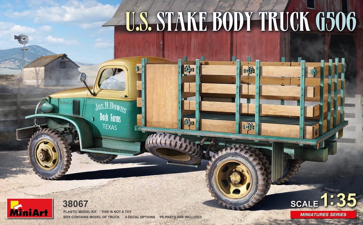 Zdjęcie główne produktu U.s. Stake Body Truck G506 1:35 MiniArt 38067