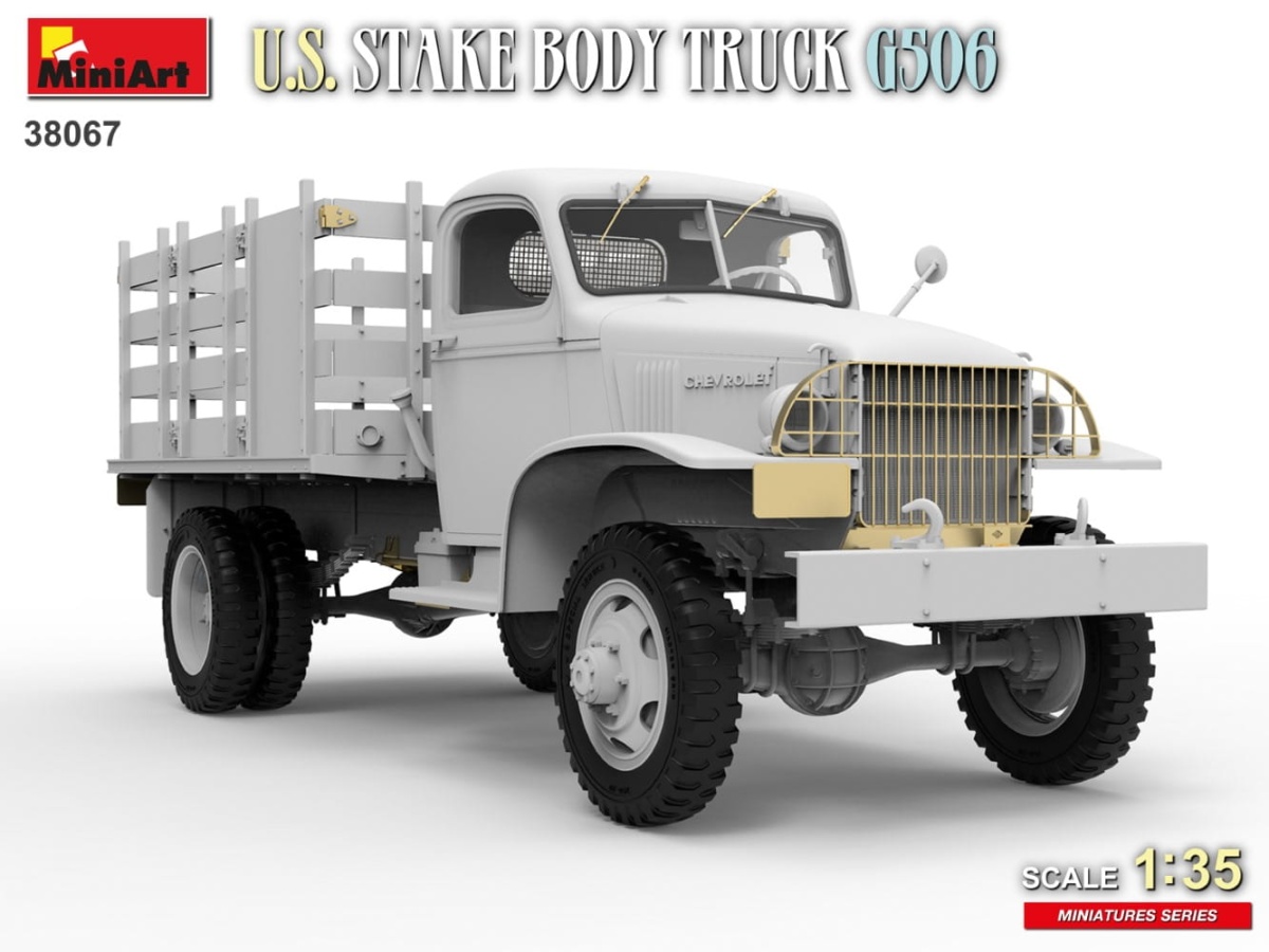 Zdjęcie dodatkowe produktu U.s. Stake Body Truck G506 1:35 MiniArt 38067