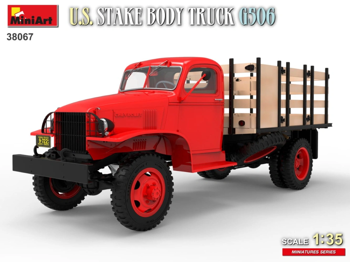 Zdjęcie dodatkowe produktu U.s. Stake Body Truck G506 1:35 MiniArt 38067
