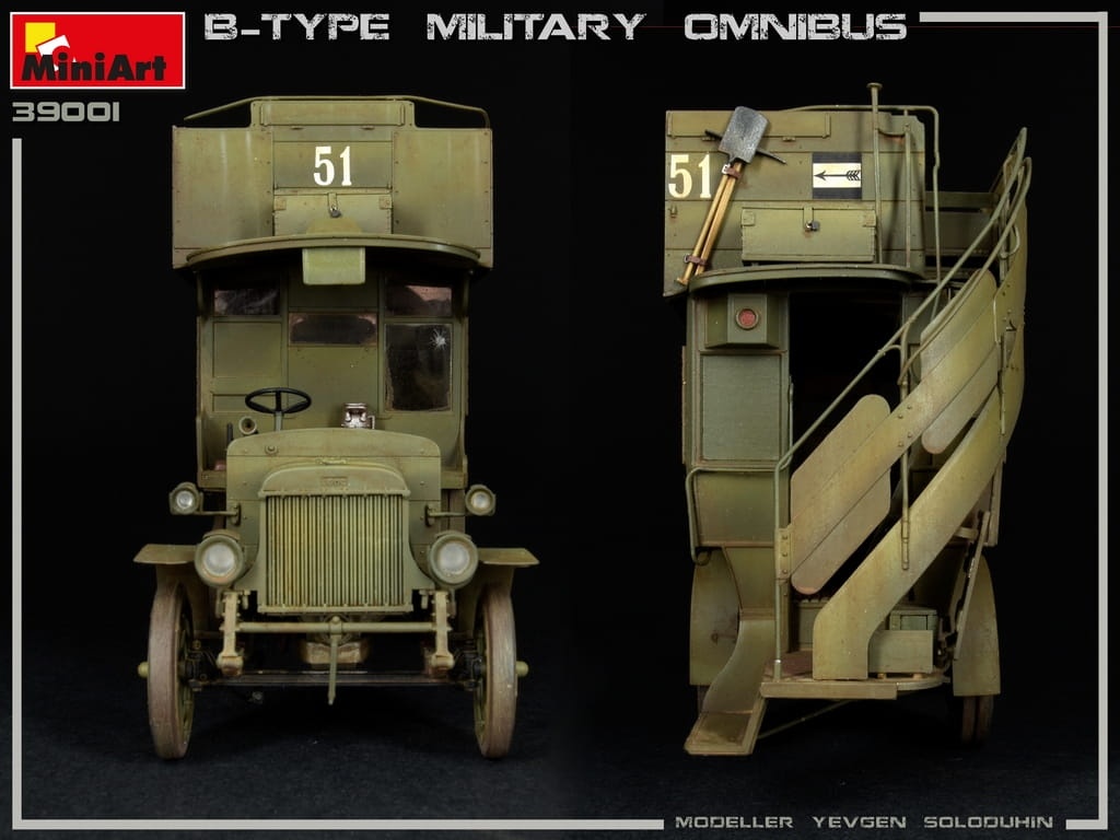 Zdjęcie dodatkowe produktu B-type Military Omnibus 1:35 MiniArt 39001
