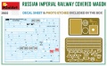 Zdjęcie dodatkowe produktu Russian Imperial Railway Covered Wagon 1:35 MiniArt 39002