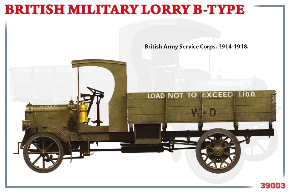 Zdjęcie dodatkowe produktu British Military Lorry B-type 1:35 MiniArt 39003