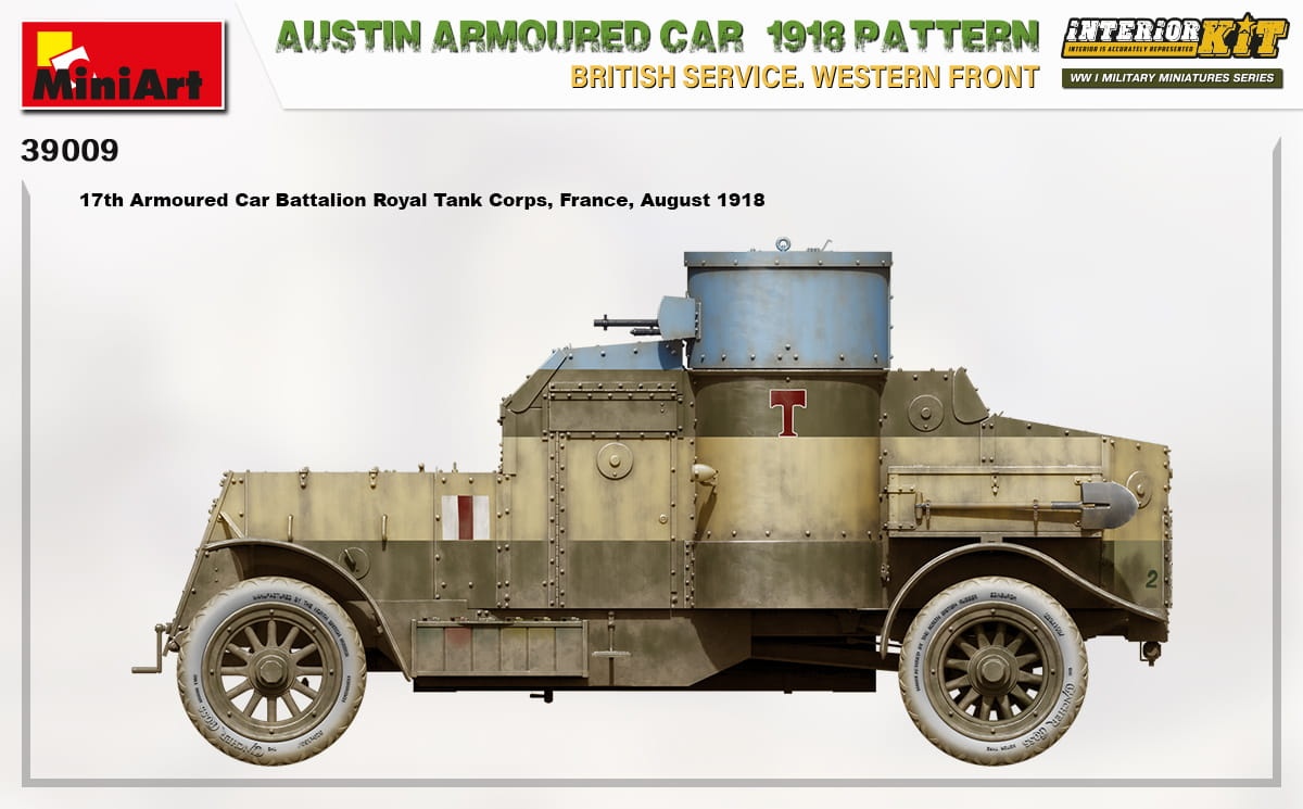 Zdjęcie dodatkowe produktu Austin Armoured Car 1918 Pattern. British Service. Western Front. Interior Kit 1:35 MiniArt 39009