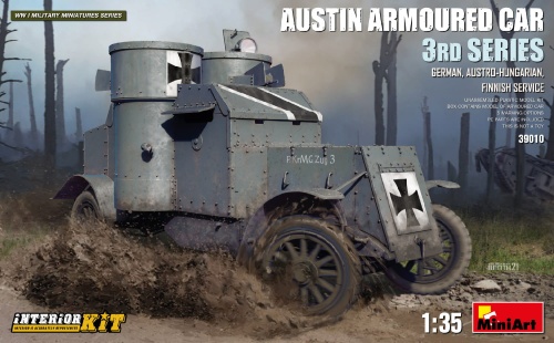 Austin Armoured Car 3rd Series: German, Austro-hungarian, Finnish Service. Interior Kit 1:35 MiniArt 39010