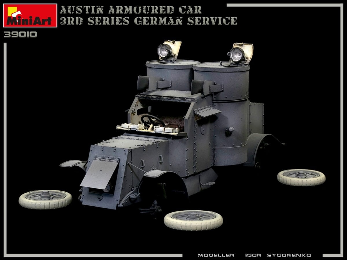 Zdjęcie dodatkowe produktu Austin Armoured Car 3rd Series: German, Austro-hungarian, Finnish Service. Interior Kit 1:35 MiniArt 39010