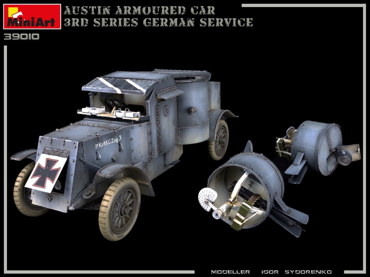 Zdjęcie dodatkowe produktu Austin Armoured Car 3rd Series: German, Austro-hungarian, Finnish Service. Interior Kit 1:35 MiniArt 39010
