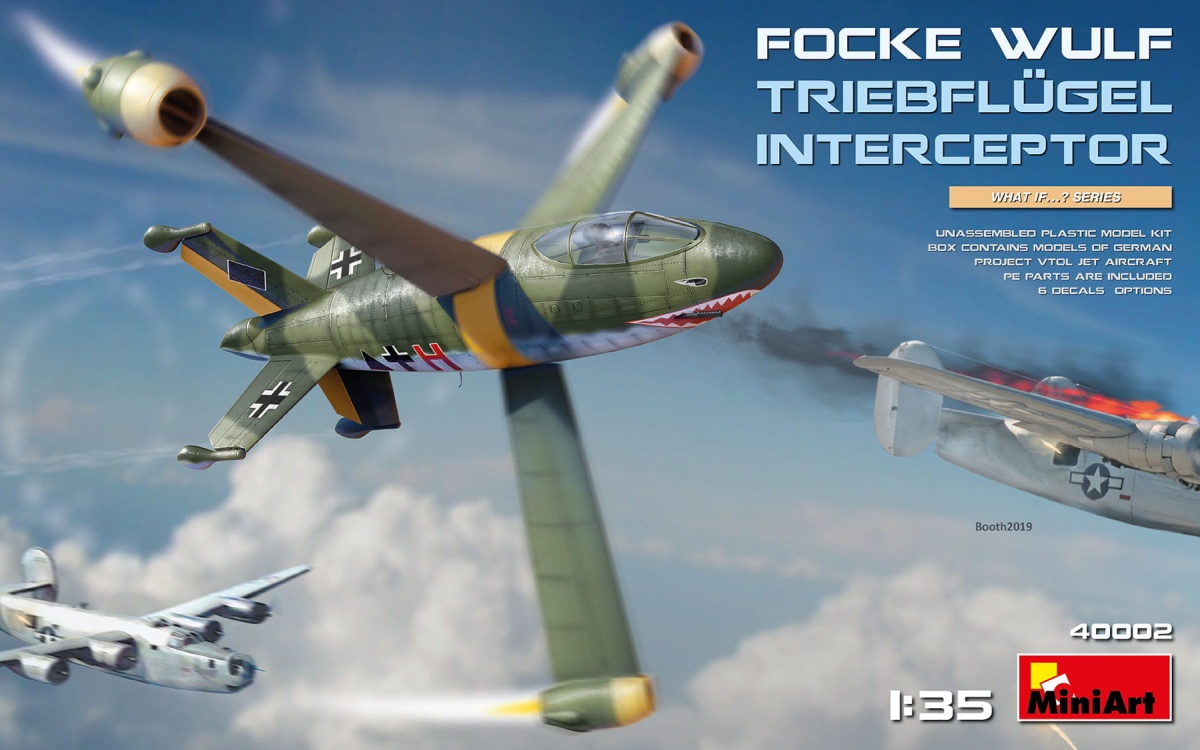 Zdjęcie główne produktu Focke Wulf Triebflugel Interceptor 1:35 MiniArt 40002