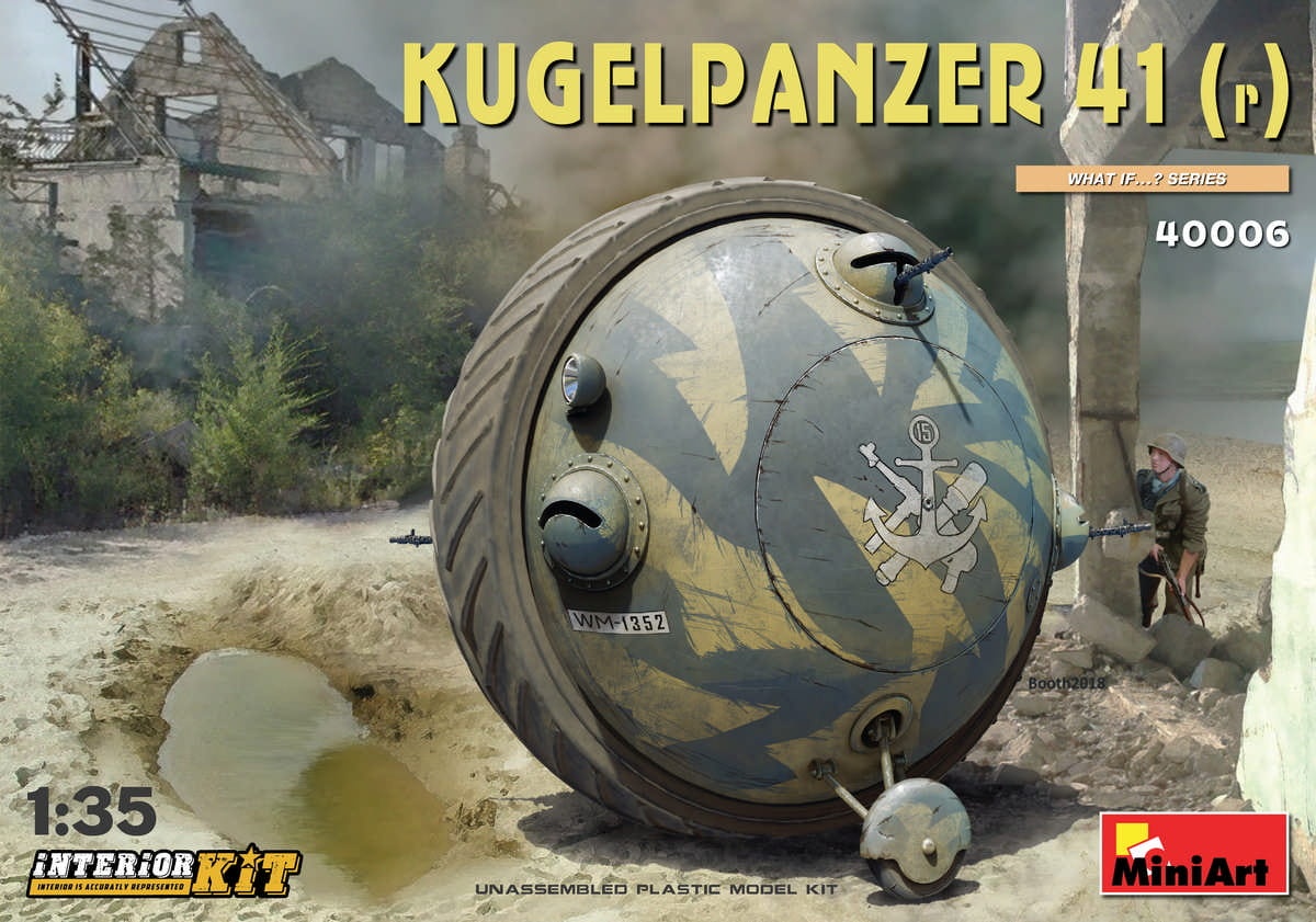 Zdjęcie główne produktu Kugelpanzer 41( R ). Interior Kit 1:35 MiniArt 40006