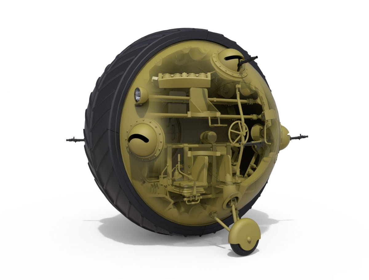 Zdjęcie dodatkowe produktu Kugelpanzer 41( R ). Interior Kit 1:35 MiniArt 40006