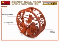 Zdjęcie dodatkowe produktu Soviet Ball Tank W/ Winter Ski. Interior Kit 1:35 MiniArt 40008