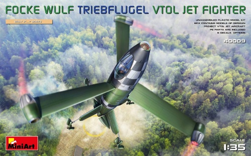 Focke Wulf Triebflugel Vtol Jet Fighter 1:35 MiniArt 40009
