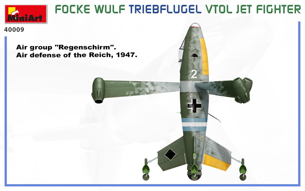 Zdjęcie dodatkowe produktu Focke Wulf Triebflugel Vtol Jet Fighter 1:35 MiniArt 40009