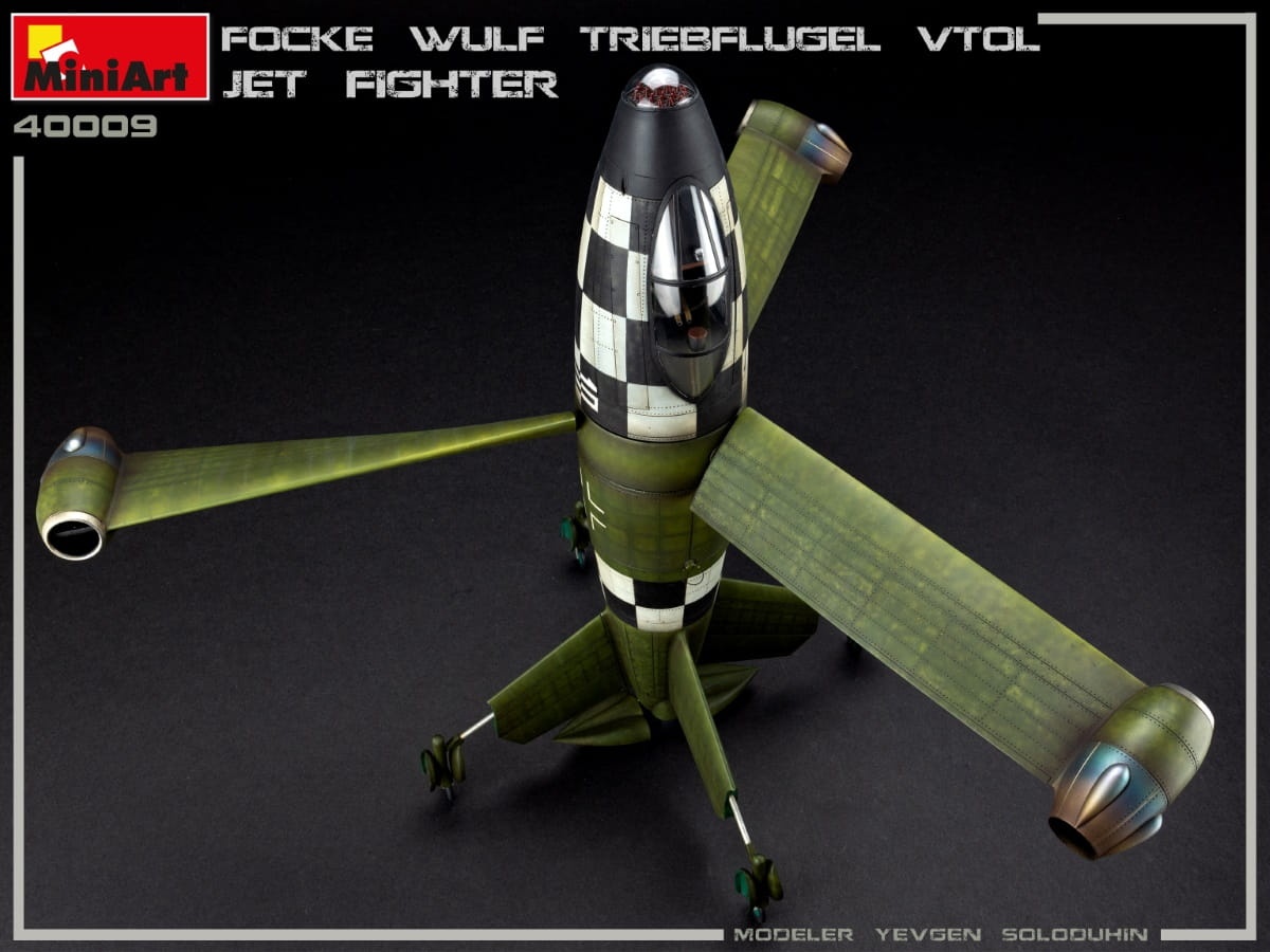 Zdjęcie dodatkowe produktu Focke Wulf Triebflugel Vtol Jet Fighter 1:35 MiniArt 40009