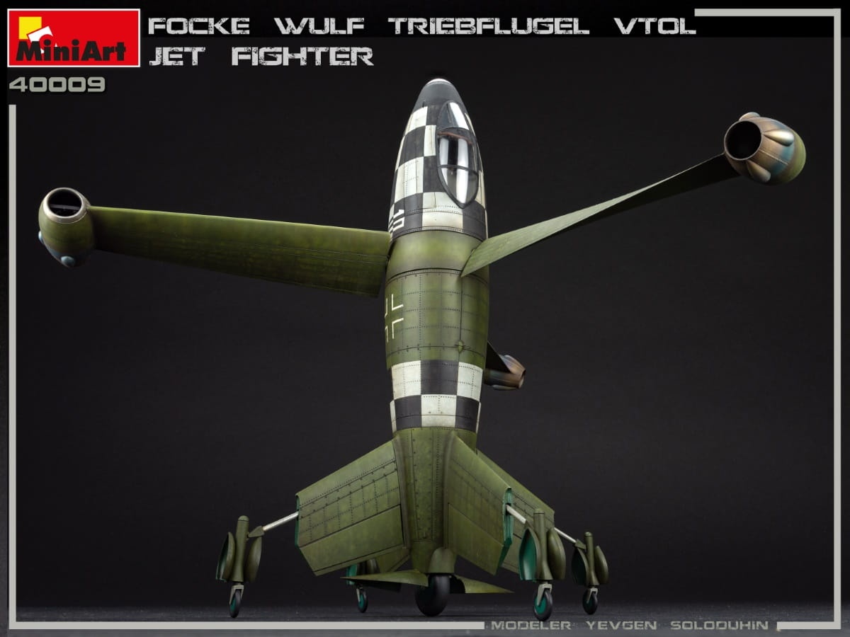 Zdjęcie dodatkowe produktu Focke Wulf Triebflugel Vtol Jet Fighter 1:35 MiniArt 40009