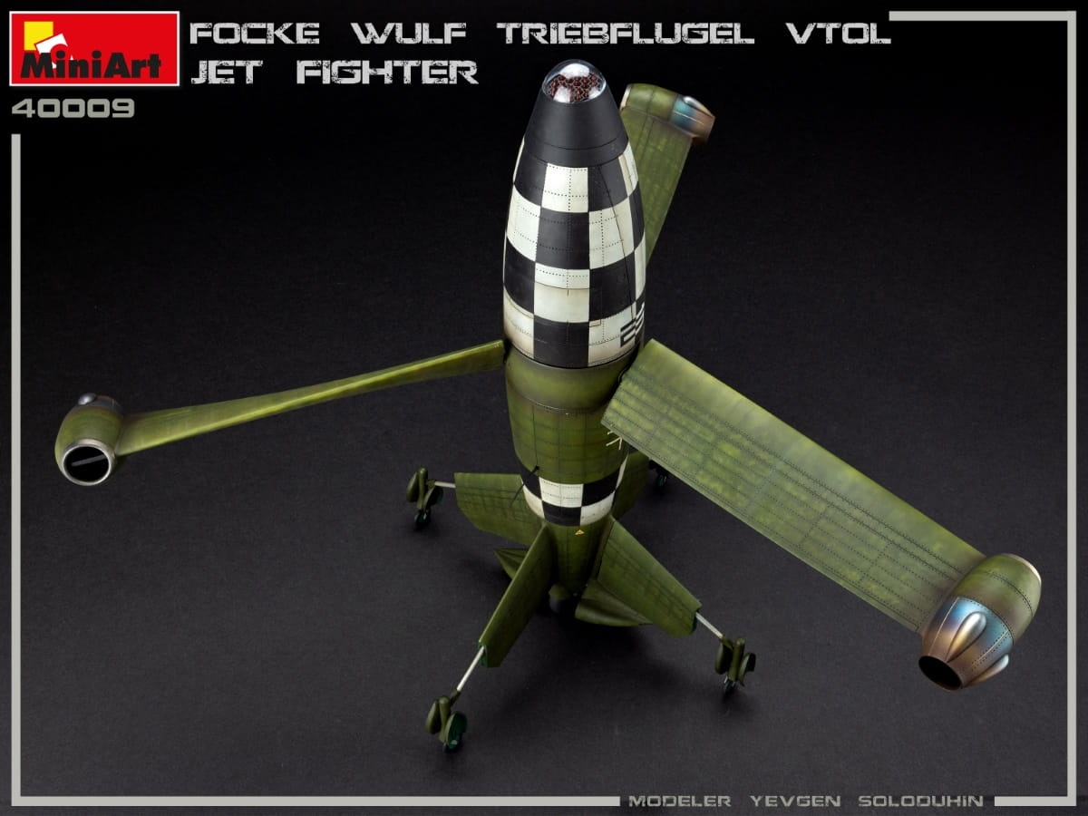 Zdjęcie dodatkowe produktu Focke Wulf Triebflugel Vtol Jet Fighter 1:35 MiniArt 40009