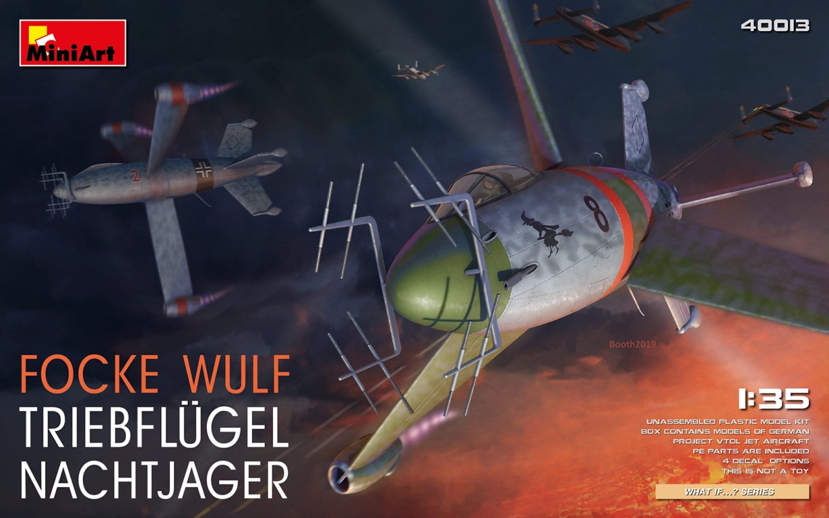 Zdjęcie główne produktu Focke Wulf Triebflugel Nachtjager 1:35 MiniArt 40013