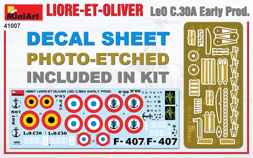 Zdjęcie dodatkowe produktu Liore-et-oliver Leo C.30a Early Prod 1:35 MiniArt 41007