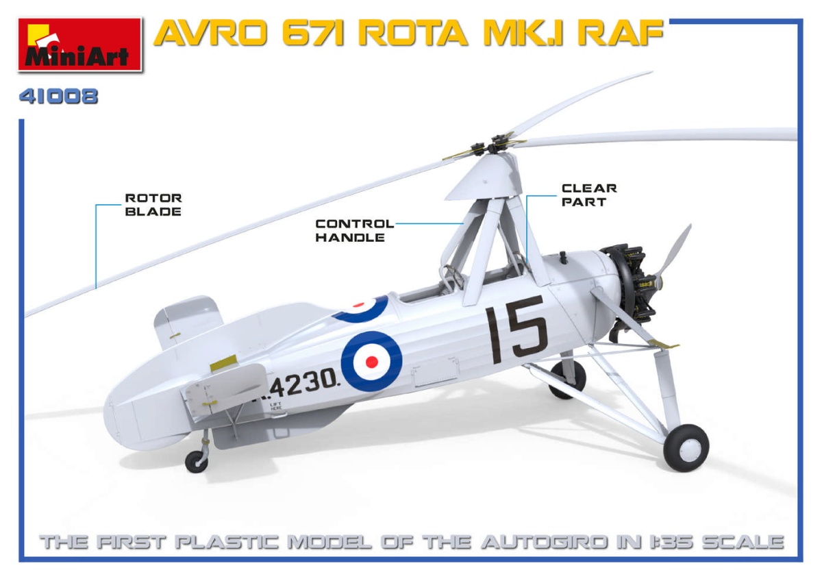 Zdjęcie dodatkowe produktu Avro 671 Rota Mk.i Raf 1:35 MiniArt 41008