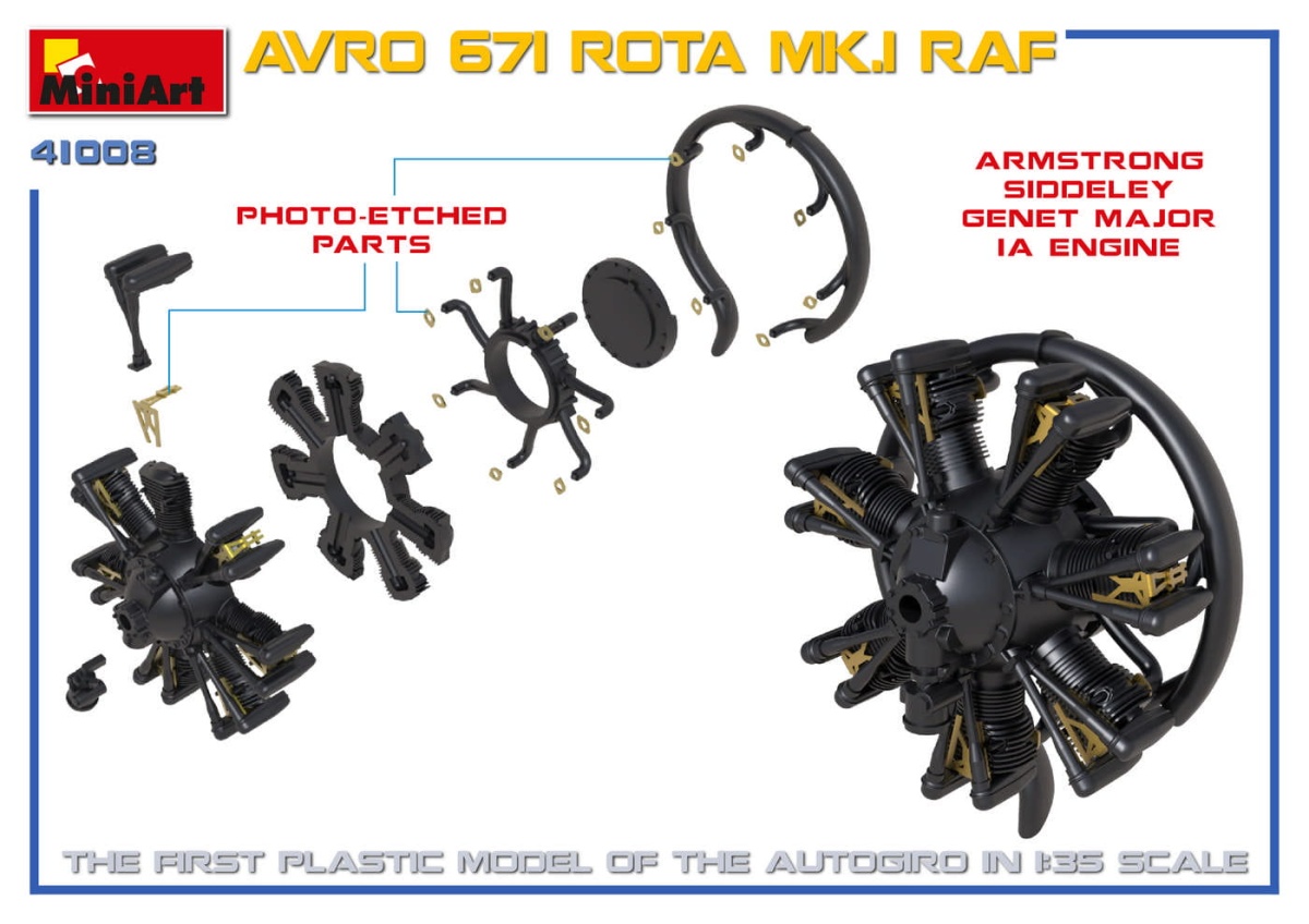 Zdjęcie dodatkowe produktu Avro 671 Rota Mk.i Raf 1:35 MiniArt 41008
