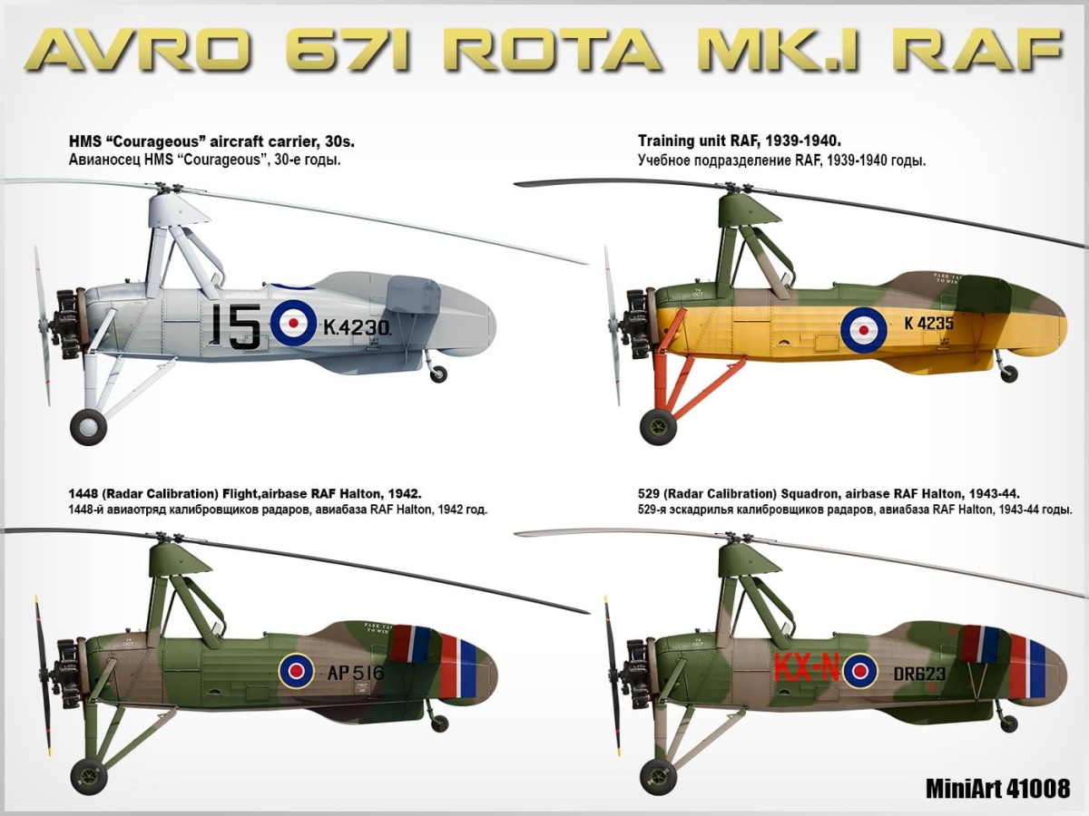 Zdjęcie dodatkowe produktu Avro 671 Rota Mk.i Raf 1:35 MiniArt 41008