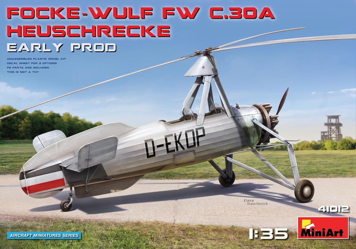 Zdjęcie główne produktu Focke-wulf Fw C.30a Heuschrecke. Early Prod 1:35 MiniArt 41012