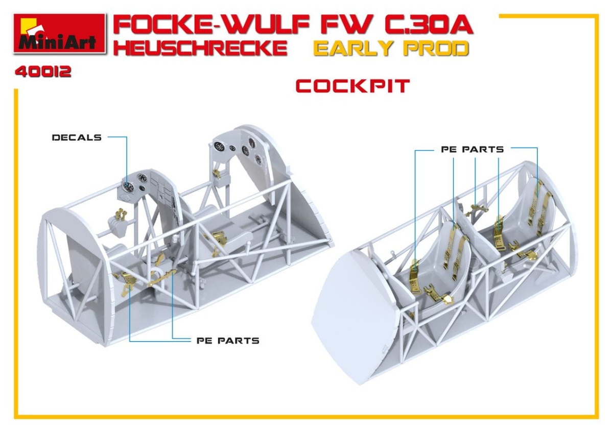 Zdjęcie dodatkowe produktu Focke-wulf Fw C.30a Heuschrecke. Early Prod 1:35 MiniArt 41012
