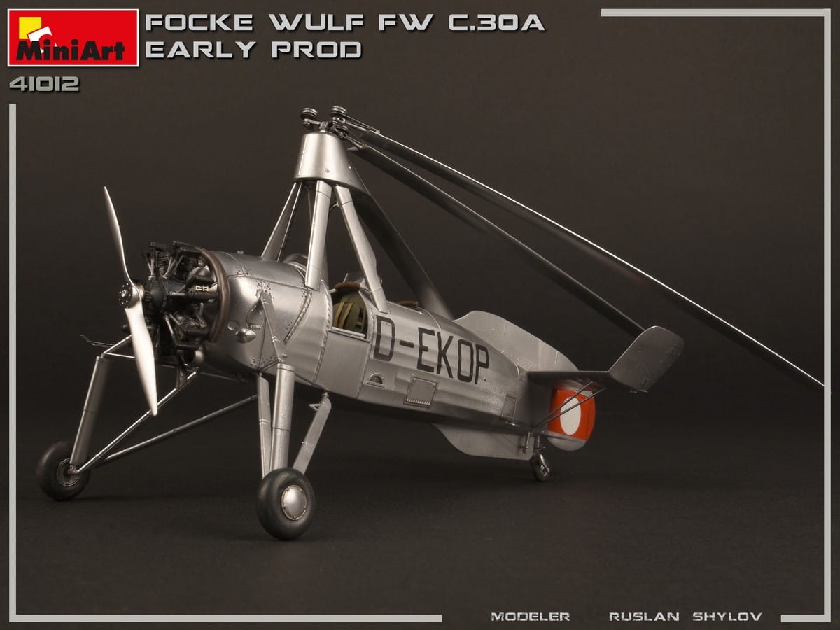 Zdjęcie dodatkowe produktu Focke-wulf Fw C.30a Heuschrecke. Early Prod 1:35 MiniArt 41012
