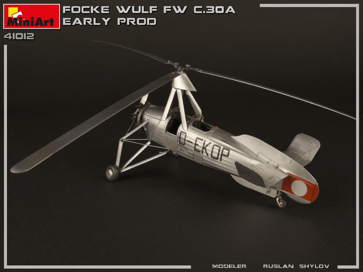 Zdjęcie dodatkowe produktu Focke-wulf Fw C.30a Heuschrecke. Early Prod 1:35 MiniArt 41012
