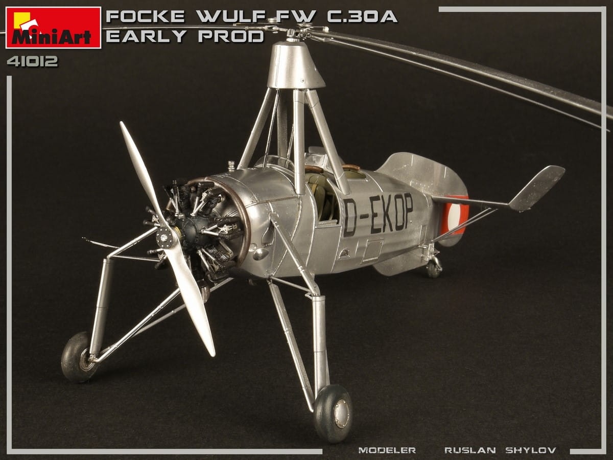 Zdjęcie dodatkowe produktu Focke-wulf Fw C.30a Heuschrecke. Early Prod 1:35 MiniArt 41012