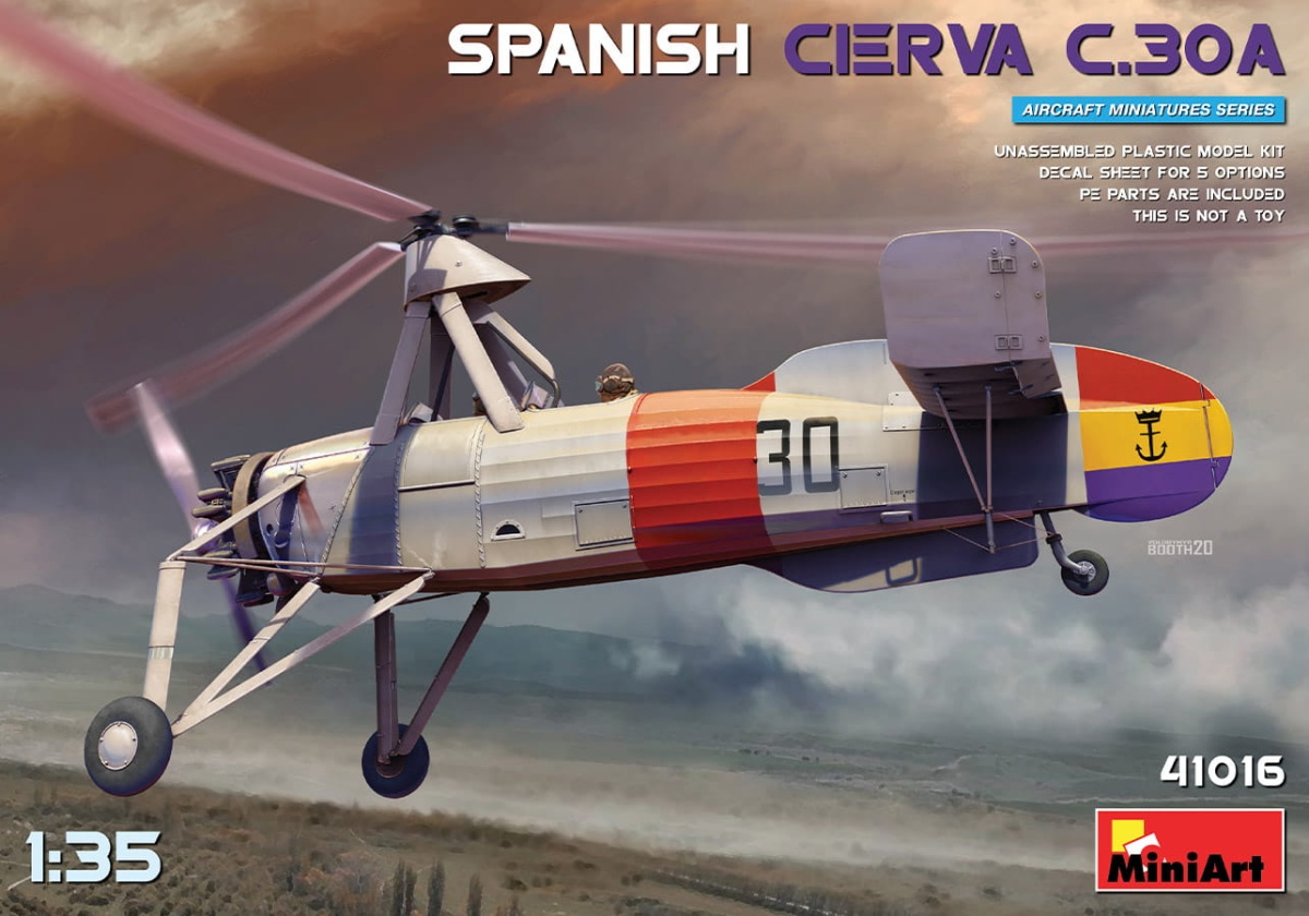 Zdjęcie główne produktu Spanish Cierva C.30a 1:35 MiniArt 41016
