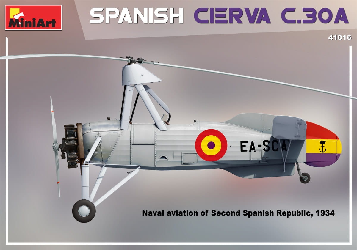 Zdjęcie dodatkowe produktu Spanish Cierva C.30a 1:35 MiniArt 41016