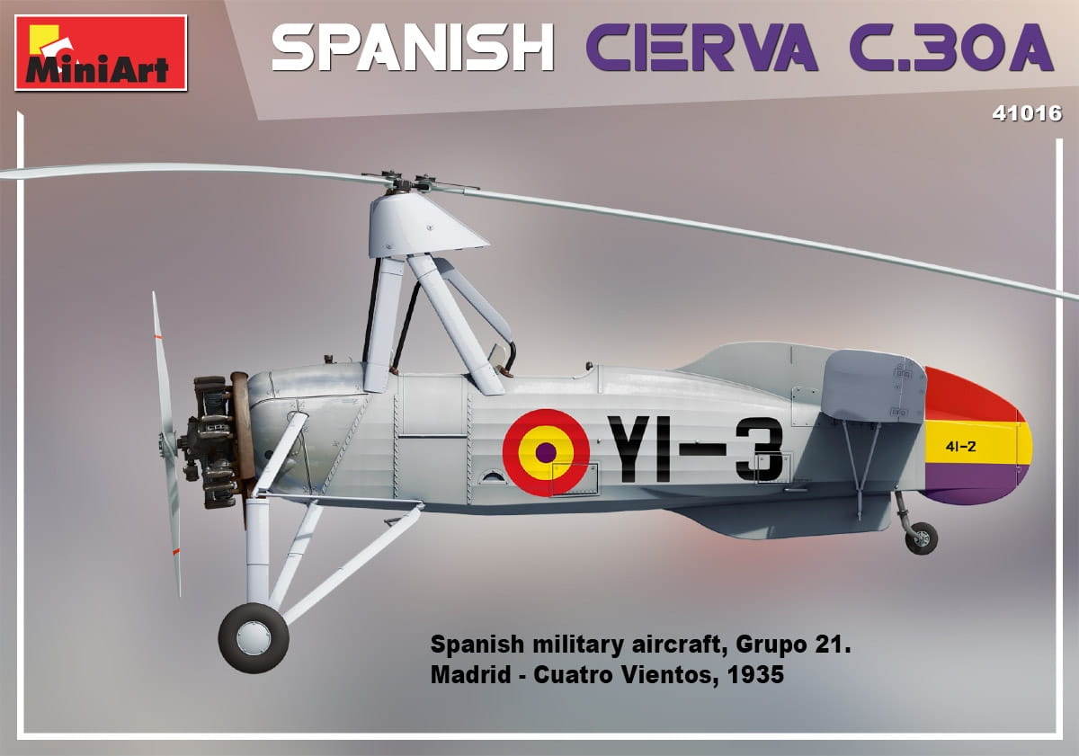 Zdjęcie dodatkowe produktu Spanish Cierva C.30a 1:35 MiniArt 41016