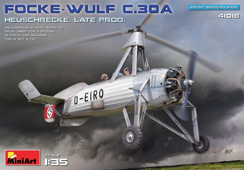 Focke-wulf Fw C.30a Heuschrecke. Late Prod 1:35 MiniArt 41018