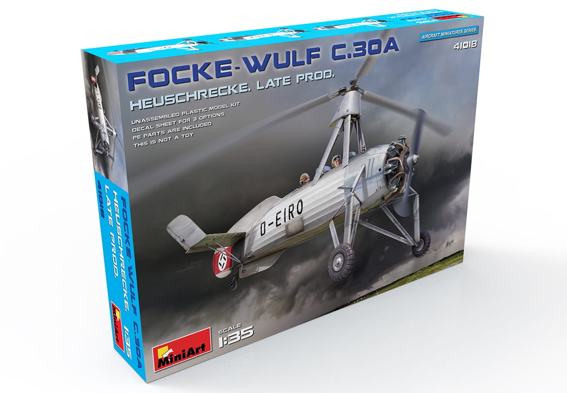 Zdjęcie dodatkowe produktu Focke-wulf Fw C.30a Heuschrecke. Late Prod 1:35 MiniArt 41018