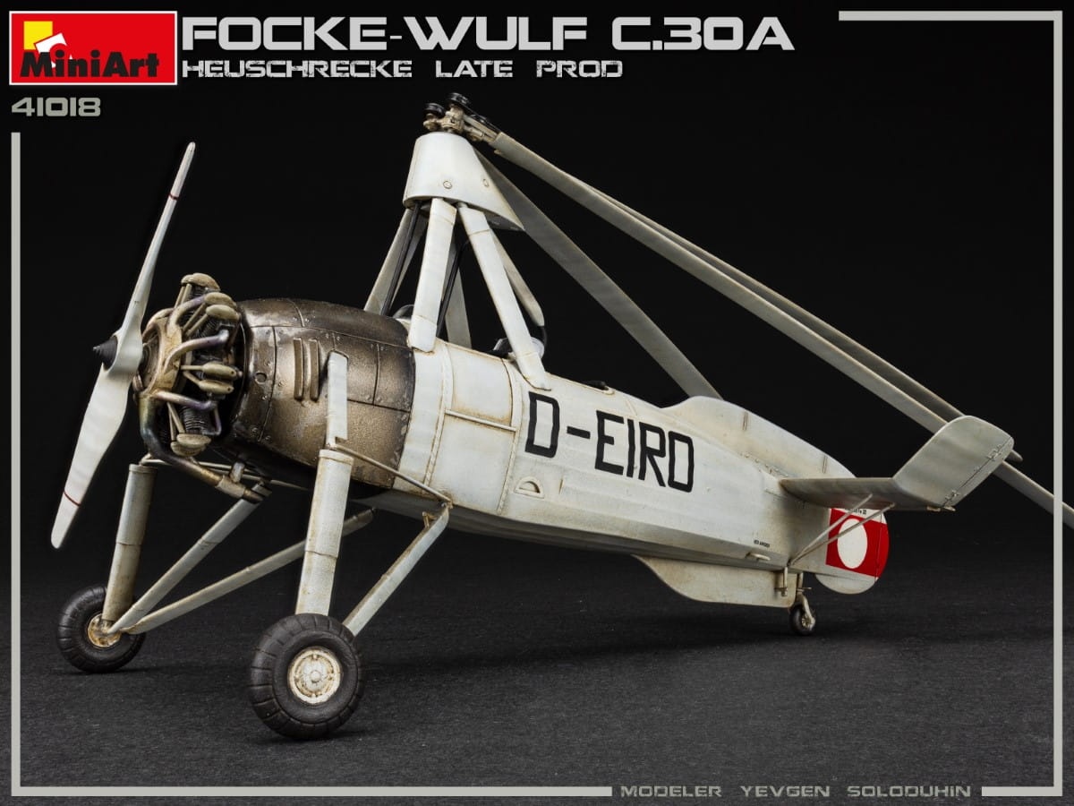 Zdjęcie dodatkowe produktu Focke-wulf Fw C.30a Heuschrecke. Late Prod 1:35 MiniArt 41018