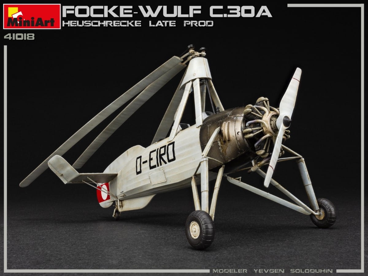 Zdjęcie dodatkowe produktu Focke-wulf Fw C.30a Heuschrecke. Late Prod 1:35 MiniArt 41018
