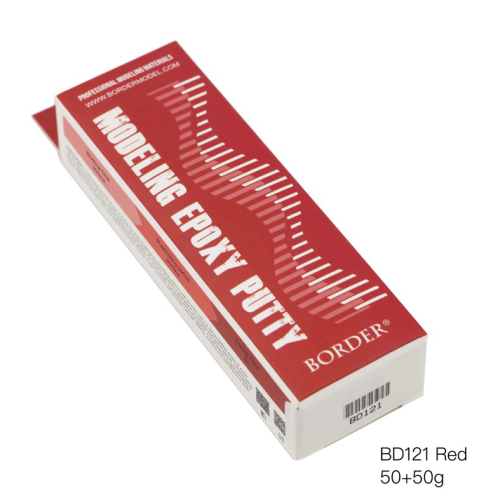 Modeling Epoxy Putty Red (50g + 50g) Border Model BD0121