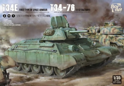 T-34E (First Type of Spaced Armour) T-34/76 (112 factory) 1:35 Border Model BT009