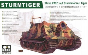 Sturmtiger 3.8cm RW6-1 L/5.5 Assault Gun 1:35 AFV Club 35103