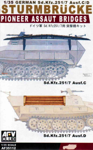 Upgrade - Pioneer Assault Bridges for Sd.Kfz. 251 C or D 1:35 AFV Club 35112