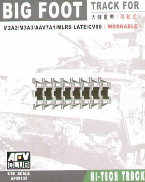 U.S. M2A2 / M3A3 / AAV7A1 / MLRS Big Foot Workable Tracks 1:35 AFV Club 35133