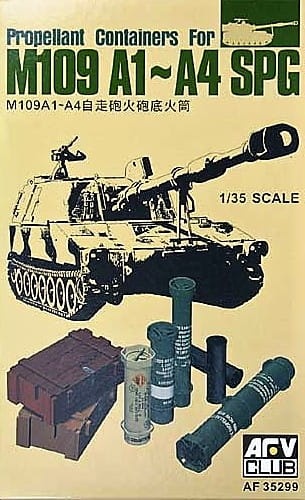 Zdjęcie główne produktu Propellant Containers for M109 A1 - A4 SPG 1:35 AFV Club AF35299